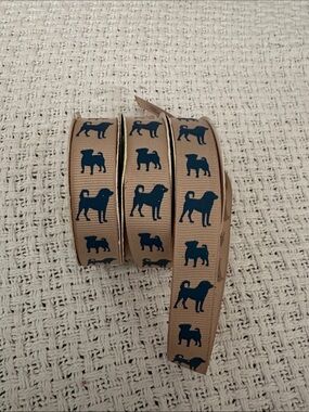 Lot of 3 rolls Dog ribbon craft pet ribbon